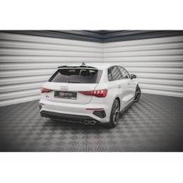 Maxton Spoiler Cap V.2 Audi RS3 / S3 / A3 S-Line Sportback 8Y Gloss Black, MAXTON DESIGN