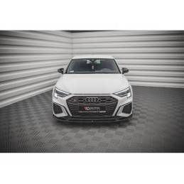 Maxton Front Splitter V.3 Audi S3 / A3 S-Line 8Y Gloss Black, MAXTON DESIGN