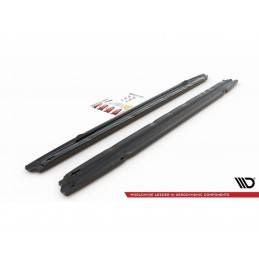 Maxton Side Skirts Diffusers Audi S3 / A3 S-Line 8Y Gloss Black, MAXTON DESIGN