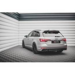 Maxton Spoiler Cap V.2 Audi S4 / A4 S-Line Avant B9 Gloss Black, MAXTON DESIGN