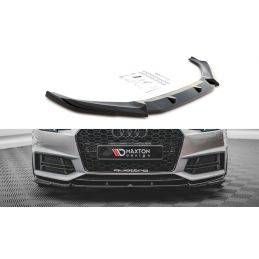 Maxton Front Splitter V.3 Audi S4 / A4 S-Line B9 Gloss Black, MAXTON DESIGN