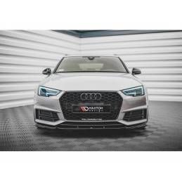 Maxton Front Splitter V.3 Audi S4 / A4 S-Line B9 Gloss Black, MAXTON DESIGN