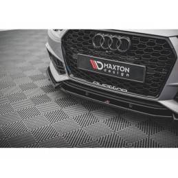Maxton Front Splitter V.3 Audi S4 / A4 S-Line B9 Gloss Black, MAXTON DESIGN