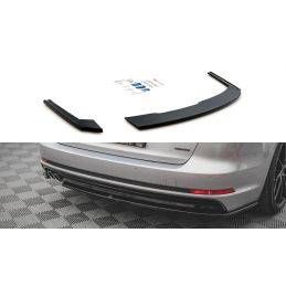 Maxton Rear Side Splitters V.2 Audi A4 S-Line B9 Gloss Black, MAXTON DESIGN