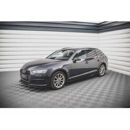 Maxton Side Skirts Diffusers Audi A4 Avant B9 Gloss Black, MAXTON DESIGN