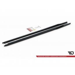 Maxton Side Skirts Diffusers Audi A4 Avant B9 Gloss Black, MAXTON DESIGN