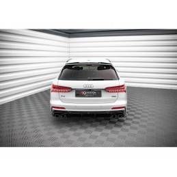 Maxton Rear Valance Audi S6 / A6 S-Line C8 Gloss Black, MAXTON DESIGN