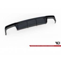 Maxton Rear Valance Audi S6 / A6 S-Line C8 Gloss Black, MAXTON DESIGN