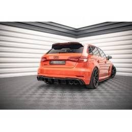 Maxton Rear Valance V.2 Audi RS3 8V Facelift Gloss Black, MAXTON DESIGN