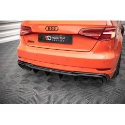Maxton Rear Valance V.2 Audi RS3 8V Facelift Gloss Black, MAXTON DESIGN