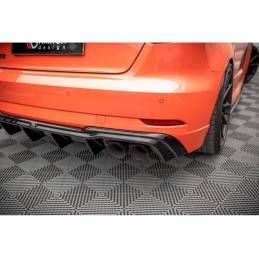 Maxton Rear Valance V.2 Audi RS3 8V Facelift Gloss Black, MAXTON DESIGN