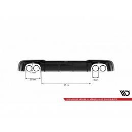 Maxton Rear Valance V.2 Audi RS3 8V Facelift Gloss Black, MAXTON DESIGN