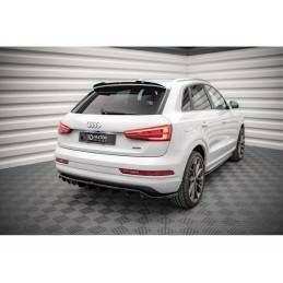 Maxton Spoiler Cap Audi Q3 8U Facelift Gloss Black, MAXTON DESIGN