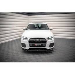 Maxton Front Splitter V.1 Audi Q3 8U Facelift Gloss Black, MAXTON DESIGN