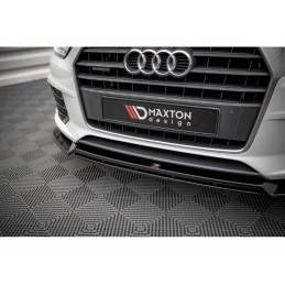 Maxton Front Splitter V.2 Audi Q3 8U Facelift Gloss Black, MAXTON DESIGN