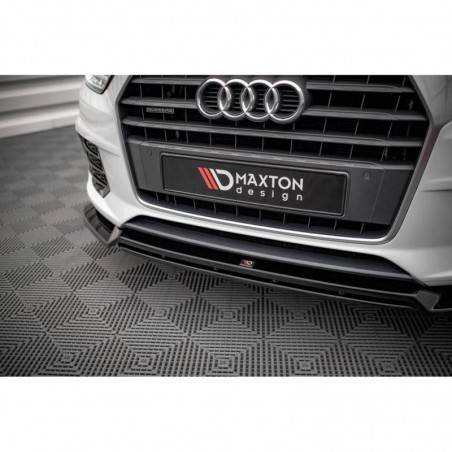 Maxton Front Splitter V.2 Audi Q3 8U Facelift Gloss Black, MAXTON DESIGN