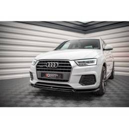 Maxton Front Splitter V.2 Audi Q3 8U Facelift Gloss Black, MAXTON DESIGN