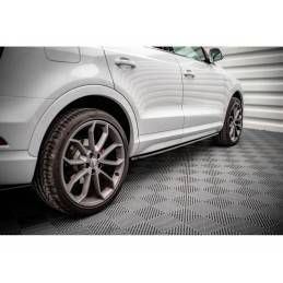 Maxton Side Skirts Diffusers Audi Q3 8U Facelift Gloss Black, MAXTON DESIGN