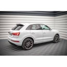 Maxton Side Skirts Diffusers Audi Q3 8U Facelift Gloss Black, MAXTON DESIGN