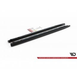 Maxton Side Skirts Diffusers Audi Q3 8U Facelift Gloss Black, MAXTON DESIGN