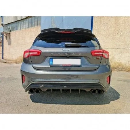 For Ford Focus MK4 ST-Line Hatchback 2018-2023 Maxton Style Car Rear Roof  Spoiler Extensions Flaps Wing Body Kits Tuning - AliExpress