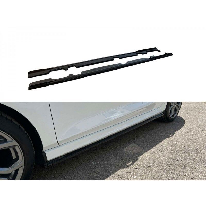 Side Skirts Extensions Ford Fiesta Mk8 ST / ST-Line (2017-), MD DESIGN