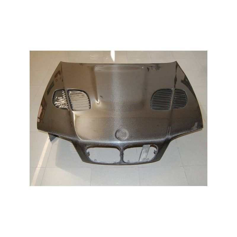 Capot Carbone BMW E46 '98-01 4P. M3 GTR C/T, Serie 3 E46/ M3