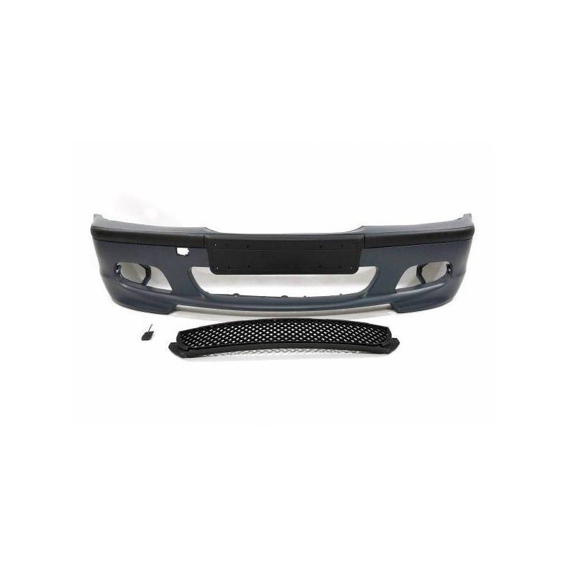 Pare-Choc Avant BMW E46 4 Porte Type Mtech ?02-05 Plastique, Serie 3 E46/ M3