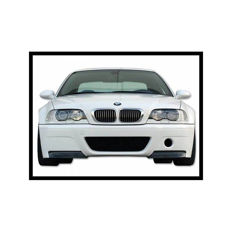 Pare-Choc Avant BMW E46 M3 ABS Avec Pointe Carbone Look CSL, Serie 3 E46/ M3