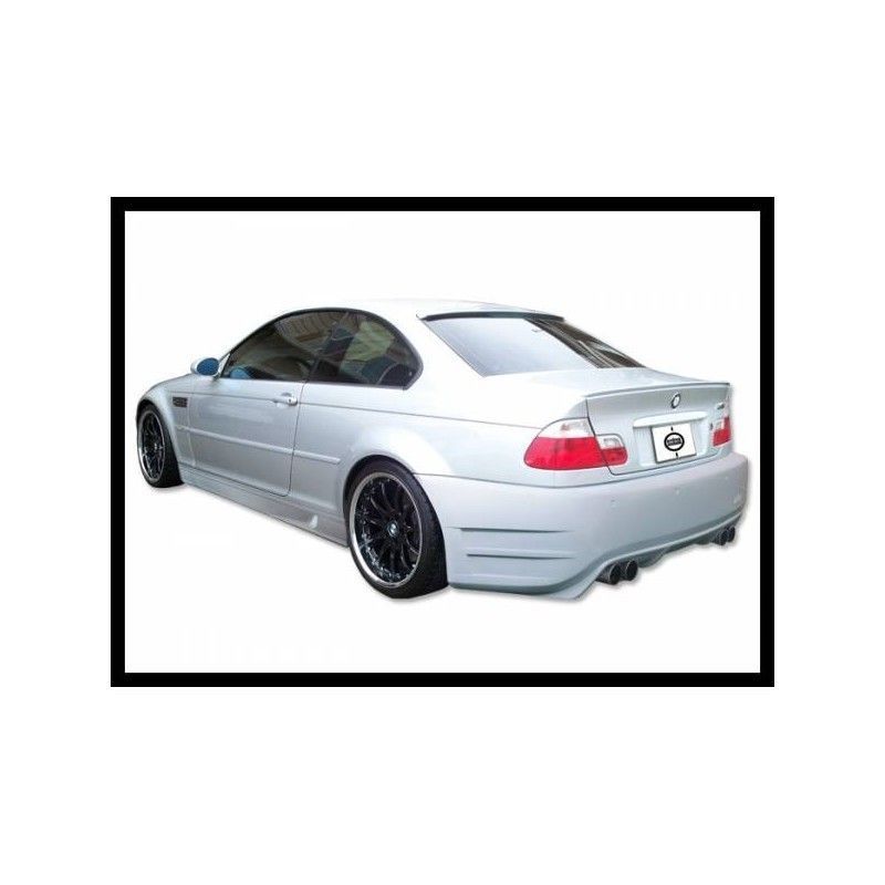 Pare-Choc Arrière BMW E46 Coupe 98-05 Double Sortie, Serie 3 E46/ M3