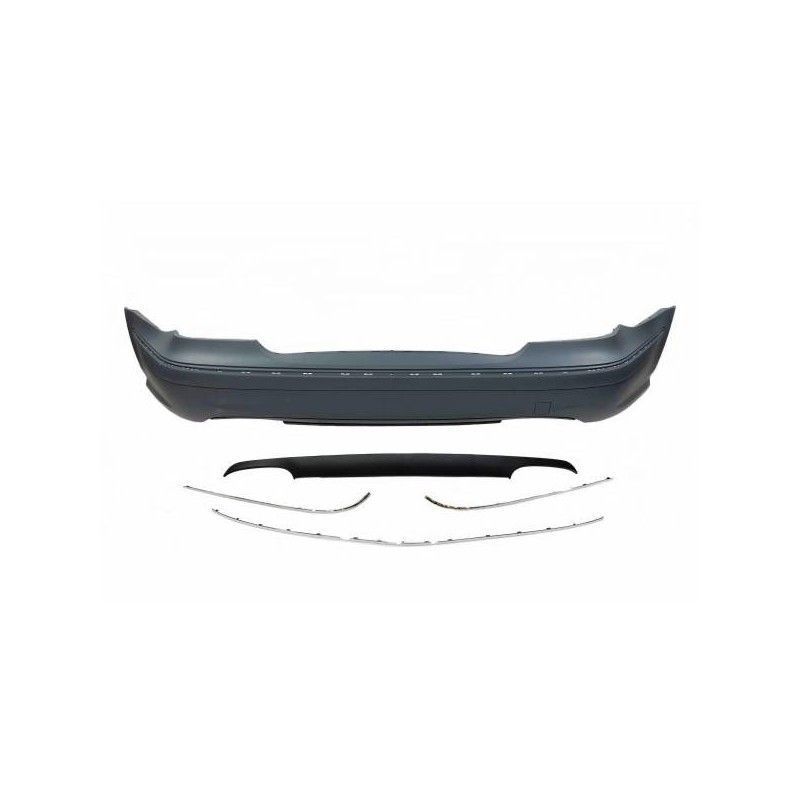 Pare-Choc Arrière Mercedes W211 02-09 Plastique, Classe E W211