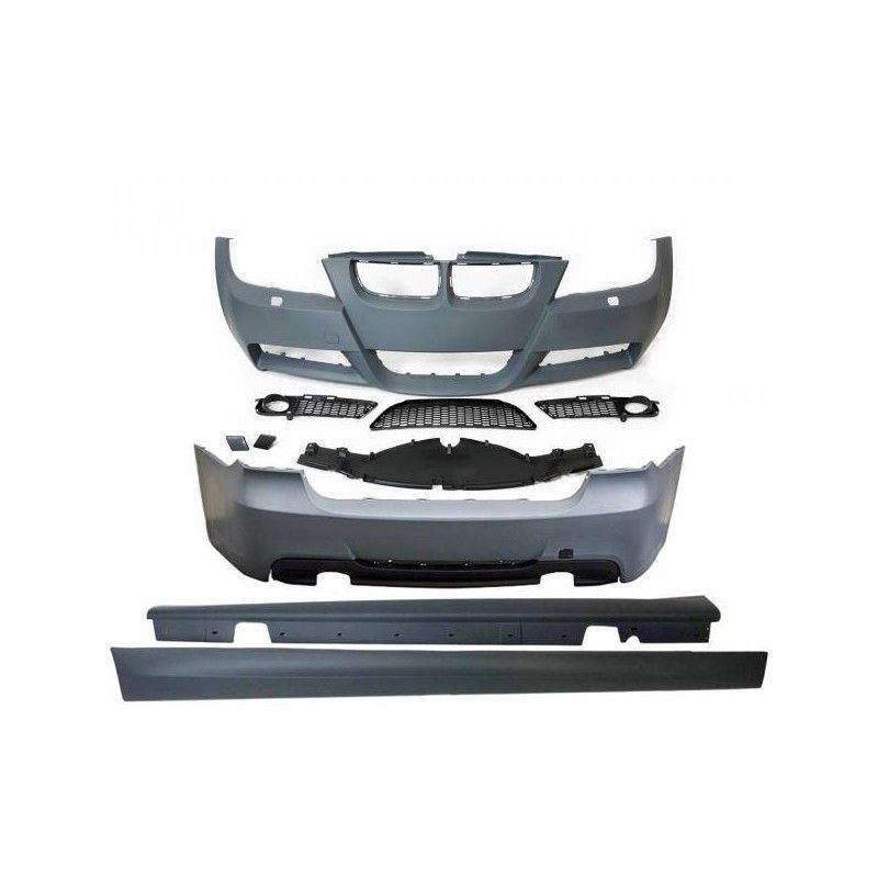 Kit De Carrosserie BMW E90 2005-2008 ?Look M-Tech 2 Sorties ABS, Serie 3 E90/ E91