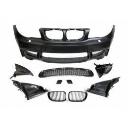 Pare-Choc Avant BMW E82/E88/E87/E81 Look M1 Grilles, Serie 1 E81/ E82/ E87/ E88