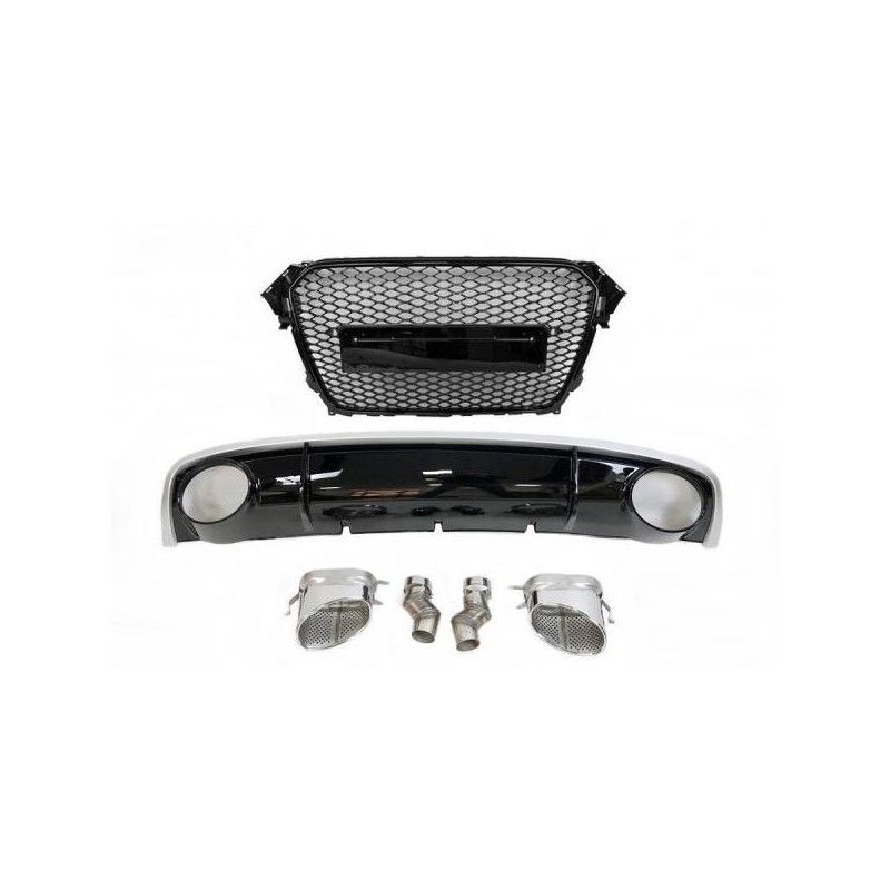 Kit De Carrosserie Audi A4 B8 4P / Avant 12-15 Look RS4, A4/S4 B8