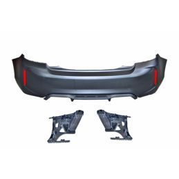 Pare-Choc Arrière BMW F22 / F23 2013-2019 Look M2 ABS, Serie 2 F22 / F23 / M2 F87