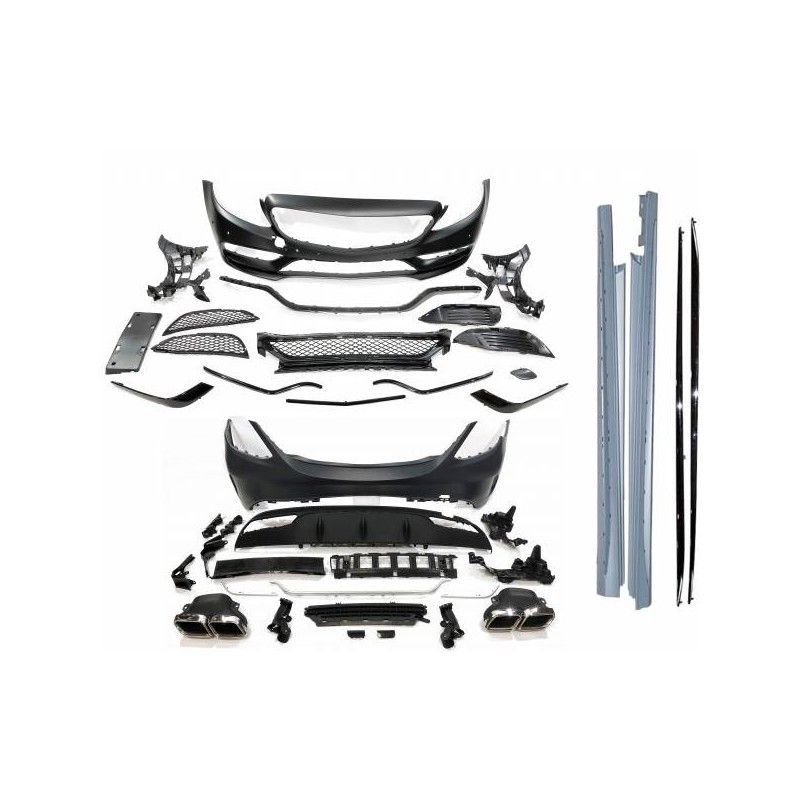 Kit De Carrosserie Mercedes W205 2014-2018 4P Look AMG C63, MERCEDES