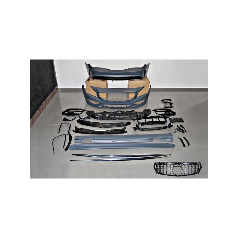 Kit De Carrosserie Mercedes W117 13-16 4P / SW LCI Look AMG A45 Calandre, Nouveaux produits eurolineas