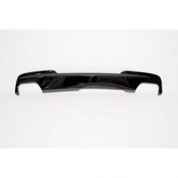 Diffuseur Arrière BMW F10 / F11 12-16 2 Sortie double Noir brillant, Bmw