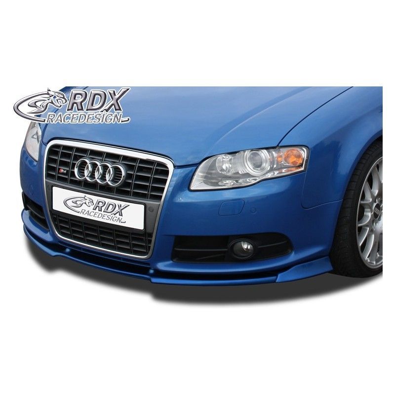 RDX Front Spoiler VARIO-X Tuning AUDI A4 8E B7 (S-Line Frontbumper) Front Lip Splitter, AUDI