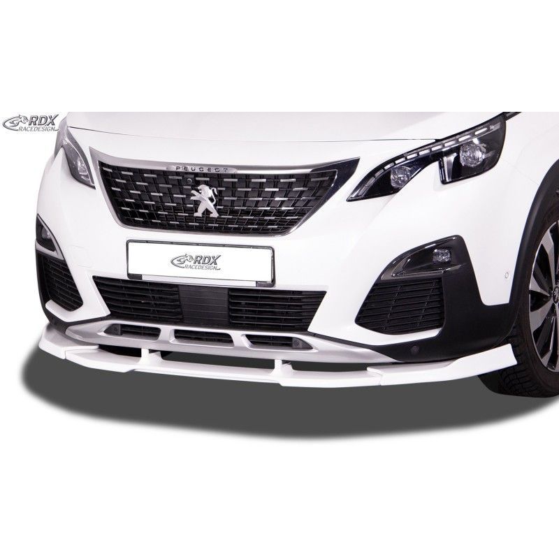 RDX Front Spoiler VARIO-X Tuning PEUGEOT 5008 (M) 2017-2020 Front Lip Splitter, PEUGEOT