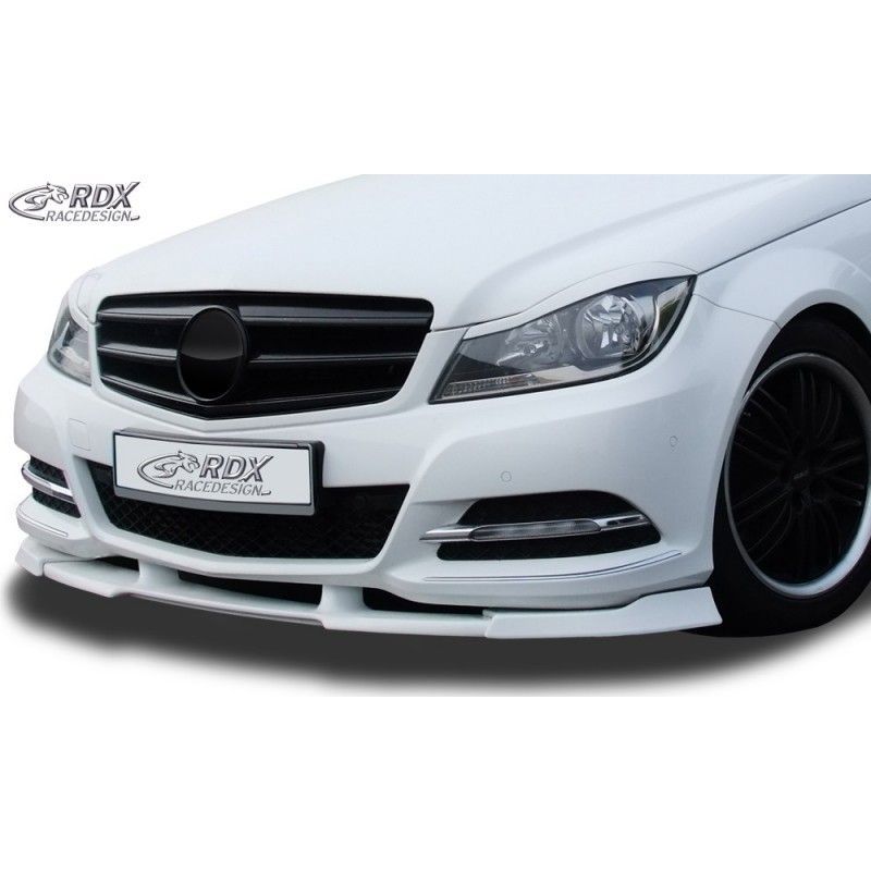 RDX Front Spoiler VARIO-X Tuning MERCEDES C-class W204 2011+ Front Lip Splitter, MERCEDES