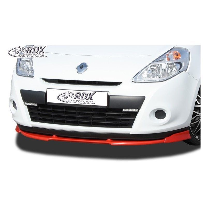 RDX Front Spoiler VARIO-X Tuning RENAULT Clio 3 Phase 2 (not RS) Front Lip Splitter, RENAULT