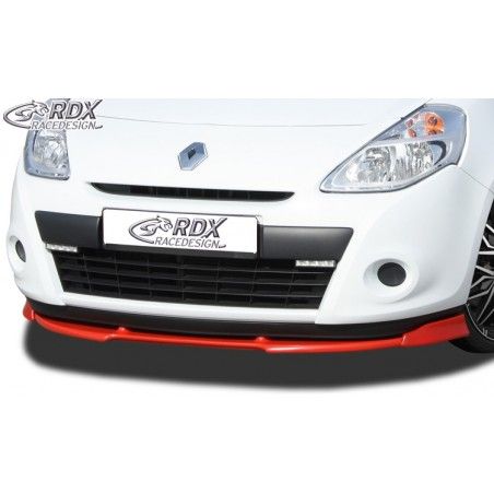 RDX Front Spoiler VARIO-X Tuning RENAULT Clio 3 Phase 2 (not RS) Front Lip Splitter, RENAULT