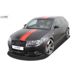 RDX Front Spoiler VARIO-X Tuning AUDI A3 8P (2006-2008) S-Line / A3 Sportback -2008 S-Line Front Lip Splitter, AUDI