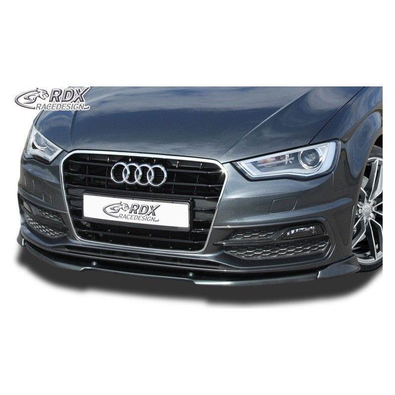 RDX Front Spoiler VARIO-X Tuning AUDI A3 8V, 8VA Sportback, 8VS Sedan (S-Line- / S3 Frontbumper. -2016) Front Lip Splitter, AUDI