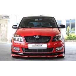 RDX Front Spoiler VARIO-X Tuning SKODA Fabia 2 Typ 5J 2010+ Monte Carlo Front Lip Splitter, SKODA