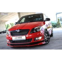 RDX Front Spoiler VARIO-X Tuning SKODA Fabia 2 Typ 5J 2010+ Monte Carlo Front Lip Splitter, SKODA