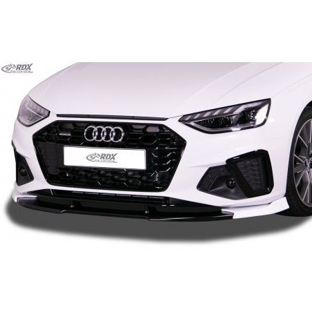 RDX Front Spoiler VARIO-X Tuning AUDI A4 8W B9 Facelift (2019+, Tuning S-Line- and S4-Frontbumper) Front Lip Splitter, AUDI