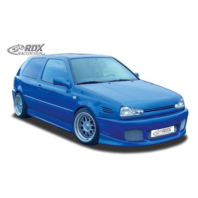 RDX Front bumper Tuning VW Golf 3 & Vento "GT-Race clean" (with Side Intakes), VW