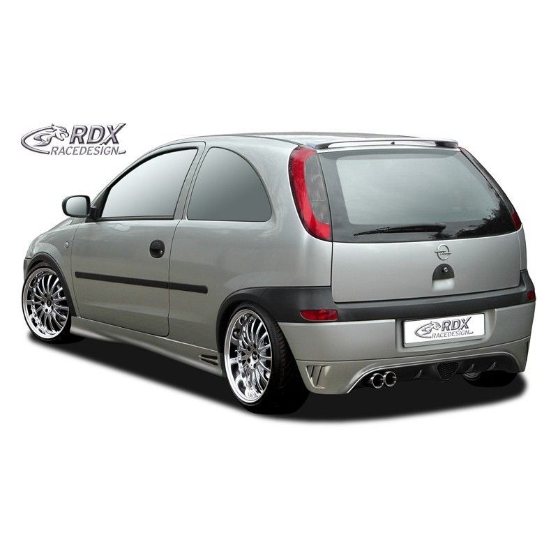 RDX rear bumper extension Tuning OPEL Corsa C (-2003), OPEL